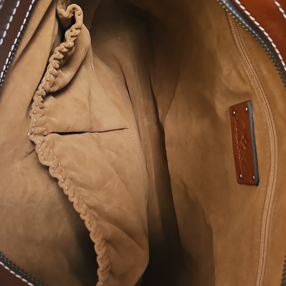 NWT Patricia Nash Brown Leather Viana Tanned Tote Bag Purse - Picture 11 of 15